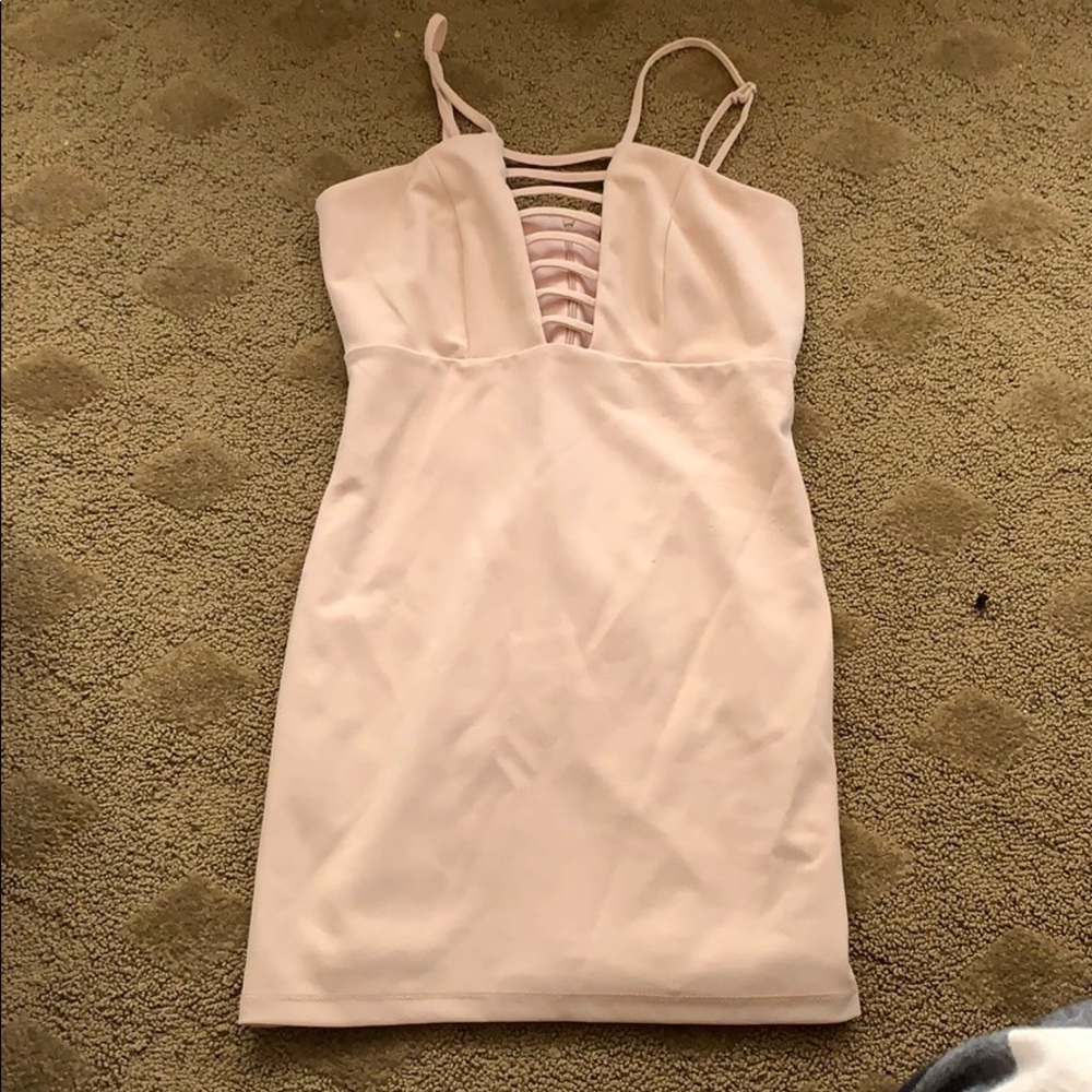 Tan Mini Dress